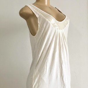 Tunic Long Elegant Tank Top Embellished